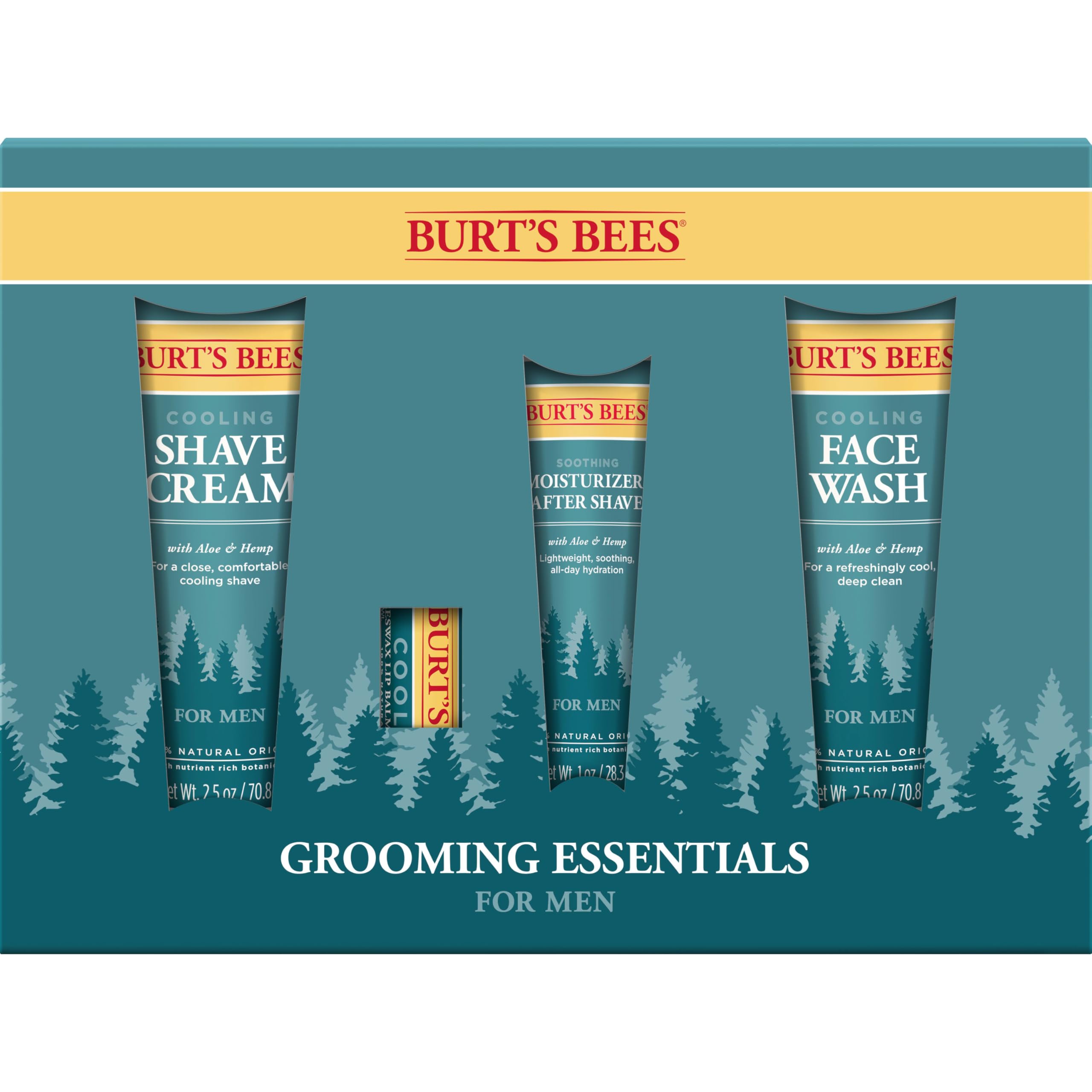 Burt's Bees Back To School Gifts Ideas - Classics Set, 6 Products in Giftable Tin – Cuticle Cream, Hand Salve, Lip Balm, Res-Q Ointment, Hand Repair and Foot Cream