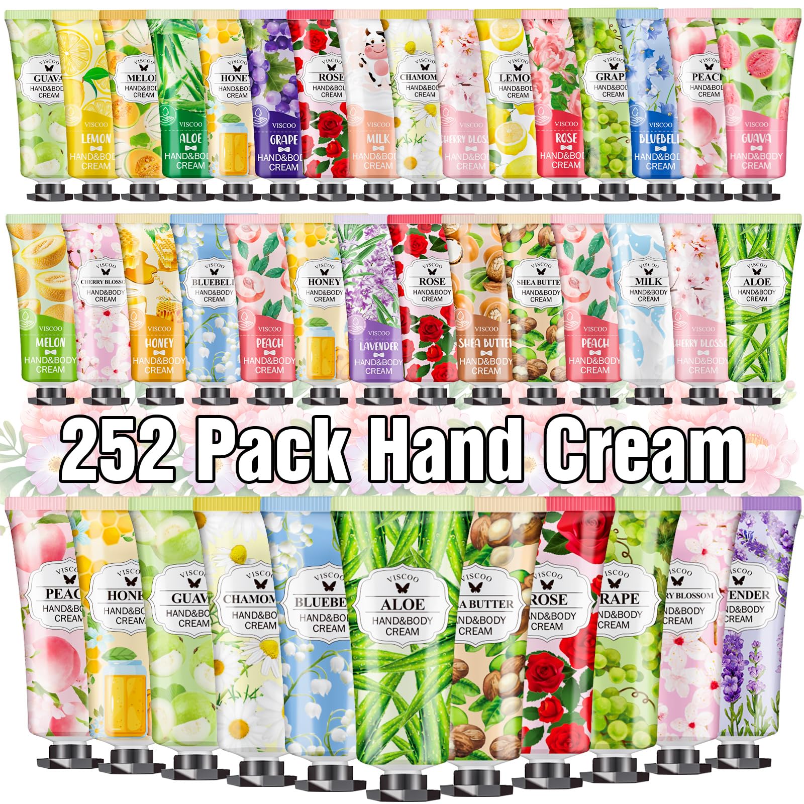 7 Pack Hand Cream Gifts Set for Women,Hand Lotion for Birthday Gifts for Women Teengirls, Bridesmaid Gifts,Thank You Gifts,Mini Moisturizing Hand Lotion Travel Size in Bulk for Dry Cracked Hands