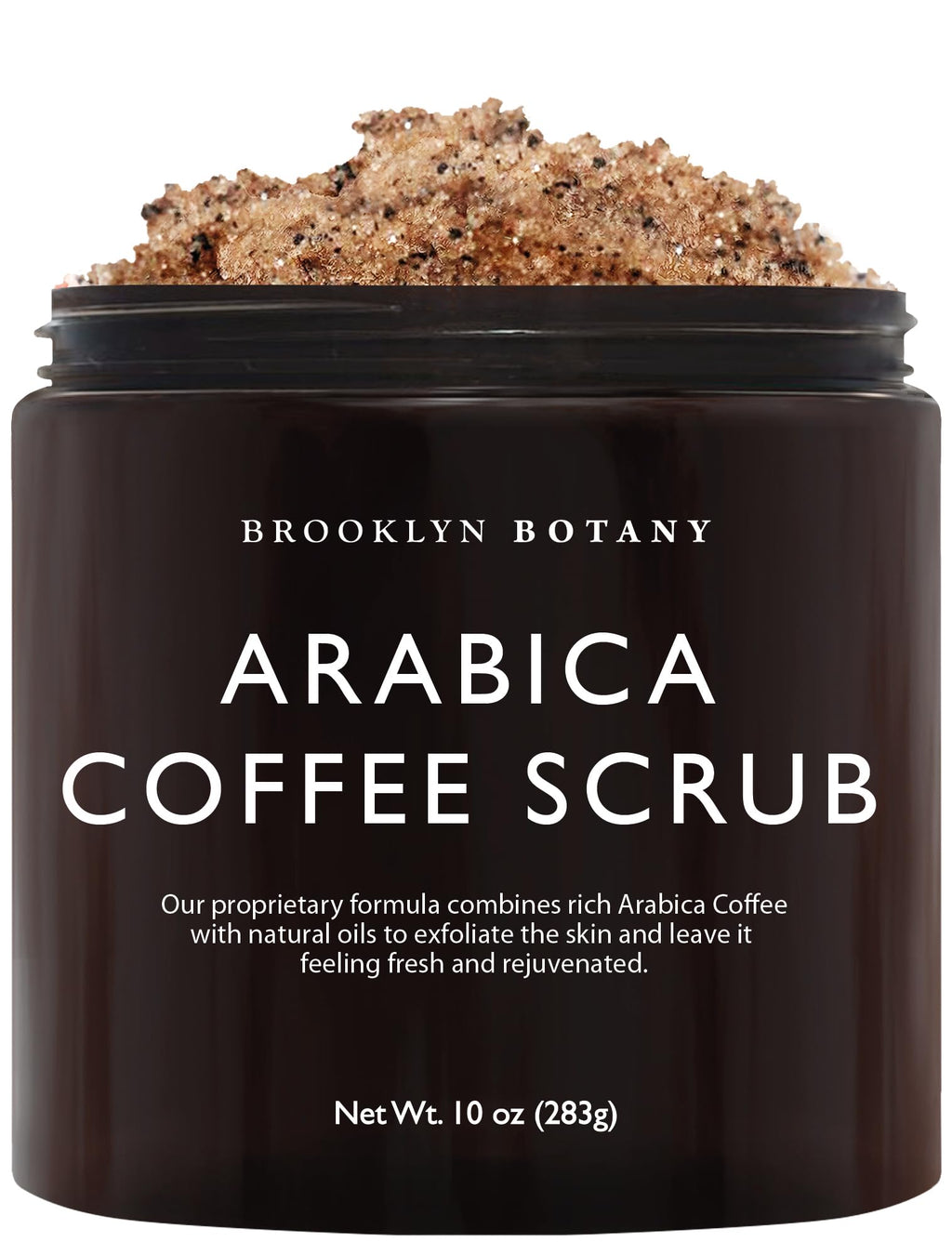 Brooklyn Botany Brown Sugar Body Scrub - Moisturizing and Exfoliating Body, Face, Hand, Foot Scrub - Fights Acne, Fine Lines & Wrinkles, Great Gifts For Women & Men - 10 oz